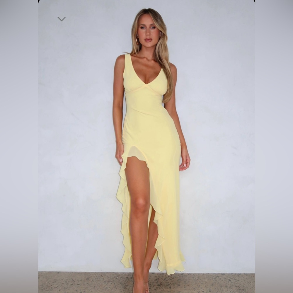 White Fox tell me everything maxi dress